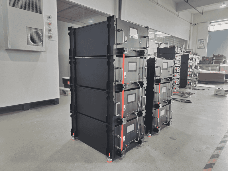 Modular commercial energy storage cabinet by Rakour, supporting PV plus storage and backup power for commercial and industrial BTM applications.