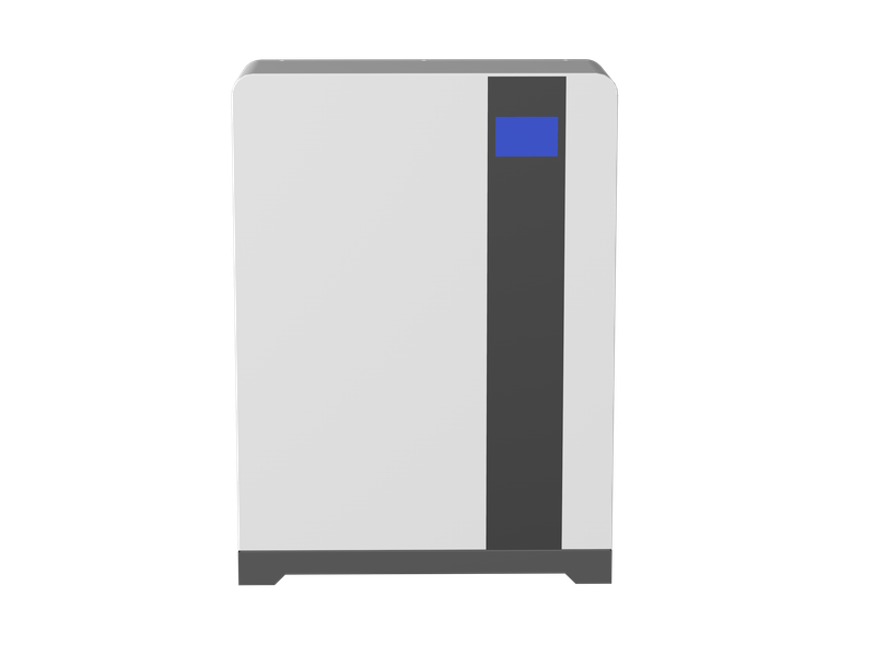 Bottom wiring terminals and communication ports of Rakour 51.2V 200Ah wall-mounted solar battery.