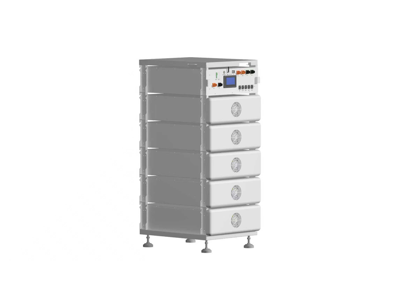 Rakour 51.2V 314Ah LiFePO4 battery module with high-capacity cells for commercial and industrial energy storage systems.